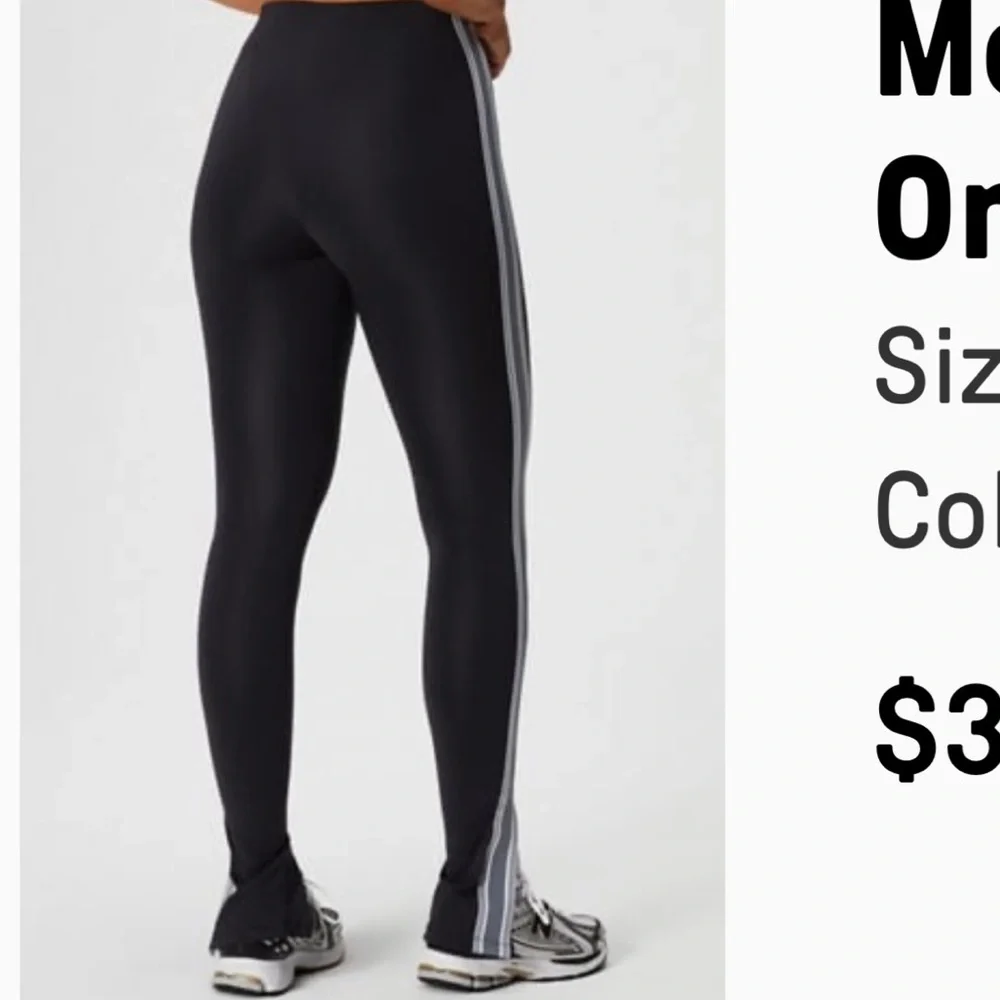 Fabletics Motion 360+ Twisted Stripe Pull on Pants - Picture 1 of 3